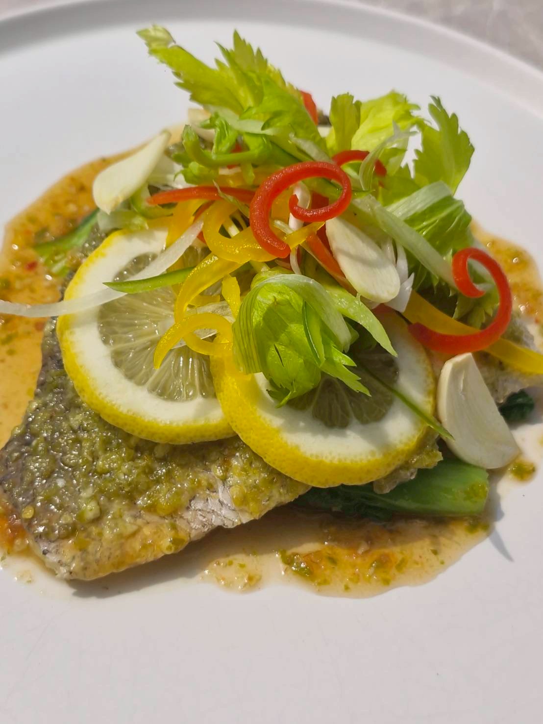 Pla Krapong Nung Manow